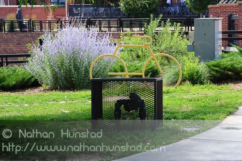 Another shot of a bike rack in Golden, CO